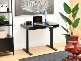 PC asztal Osto 100 (fekete fa + fehér). 1109818