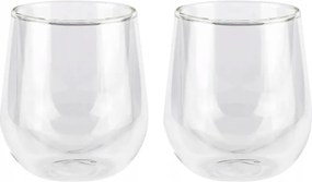 2 db-os duplafalú pohár szett 290 ml Ernesto