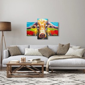 Kép - Festett tehén (90x60 cm)