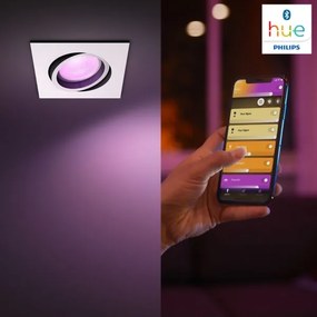 Philips 50551/31/P7 - LED RGB Beépíthető lámpa Hue CENTURA 1xGU10/5,7W/230V