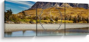 Kép - Torres del Paine Nemzeti Park (órával) (90x30 cm)
