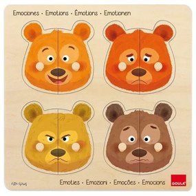 Mit érez Macika? - párosító puzzle, GOULA 24 hó+