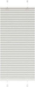 vidaXL pliszírozott redőny világosszürke 60x100 cm szövetszélesség