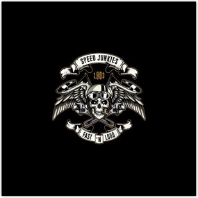 Poszterek 30x30 Motorkerékpåros hangulat