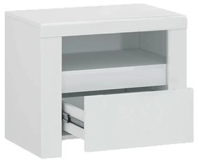 Éjjeliszekrény Lafer 1S (fehér). 1034100