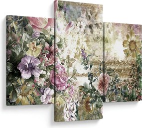 Kép - Design virágok (90x60 cm)