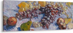 Kép - Vincent van Gogh, Grapes, Lemons, Pears, and Apples, reprodukciók (120x50 cm)
