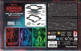 Stranger Things Vecna&#039;s Curse 520 db-os puzzle LED-es keretben Clementoni