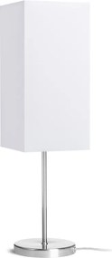 RENDL NYC/TEMPO 15/30 stolní Polycotton bílá/nikl 230V LED E27 15W