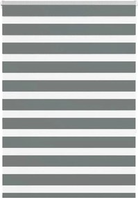 vidaXL zebrafüggönnyel sötét szürke szövetszélesség 110,9cm poliészter