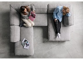 Fairfield világosszürke fekvőfotel modul kanapéhoz, bal oldali - Bonami Selection