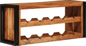 vidaXL Borágas Barna 100 x 45 x 33 cm Tömör Akácfa