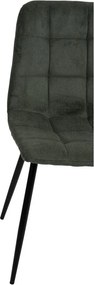 Zöld kárpitozott étkezőszék szett 2 db-os Moseby – Bonami Essentials
