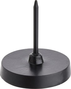 ADVENT koszorúba szúrható gyertyatartó, fekete Ø8cm, 4 db-os szett