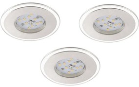 Briloner 7197-039-KÉSZLET 3x LED Dimmelhető fürdőszobai lámpa LED/4,5W/230V IP44
