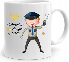 Őrző-védő Bögre Arany Szívvel, fényképes nyomattal