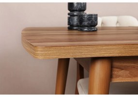 Inci Walnut összecsukható étkezőasztal