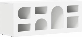 vidaXL TV szekrény Fehér 100 x 35 x 40 cm Faanyag