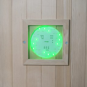 Sauna DeLuxe 2223 Carbon BT, sötétbarna