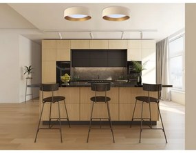 LED mennyezeti lámpa GALAXY 1xLED/24W/230V bézs/arany