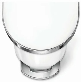 Simplehuman Slim 45 l pedálos szemetes, fehér