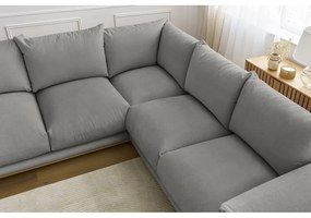 Szürke sarokkanapé Ernest – Bobochic Paris