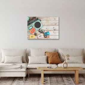Kép - retro rádió (70x50 cm)