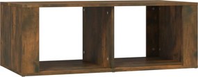 vidaXL füstös tölgy színű fatermék dohányzóasztal 100x50x36 cm