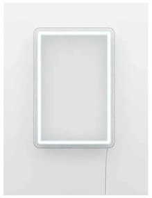 Rectangle fehér világító fali dekoráció, 30 x 40 cm - Candy Shock