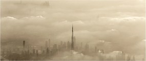 Egy város képe a felhőkben (120x50 cm)