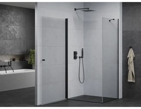 Mexen Pretoria, zuhanykabin 100 (ajtó) x 110 (fal) cm, 6mm átlátszó üveg, fekete profil, 852-100-110-70-00