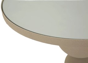 kortárs dohányzóasztal tükörlappal Ø40 cm – Dune