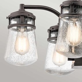 Kichler KL-LYNDON-5P-AZ - Kültéri csillár rúdon LYNDON 5xE27/60W/230V IP44