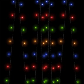 5 db 5x200 LED-es színes bel-/kültéri napelemes fényfüzér
