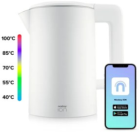 Niceboy ION SmartKettle - Intelligens vízforraló hőszabályozással 1,7 l 2200W/230V fehér