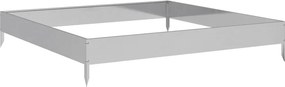 vidaXL horganyzott acél kerti magaságyás 100 x 100 x 18,5 cm