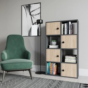 Polcos szekrény 72x25x123cm fehér FUR1956-1