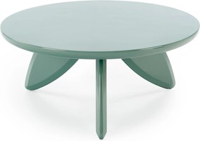 Lumis kerek dohányzóasztal 80 cm - kék