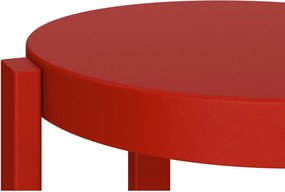 Piros acél bárszék (ülésmagasság 75 cm) Doon – noo.ma