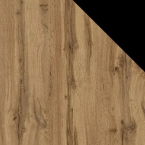 HAER 2 stílusos TV asztal - wotan tölgy / fekete