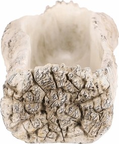 Virágtartó - virágláda, nyírfa utánzat, 32 x 12 x 8 cm, 32 cm