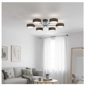 Felületre szerelhető csillár MAGA 6xE14/10W/230V barna