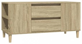 sonoma tölgy színű szerelt fa fali TV-szekrény 102x44,5x50 cm