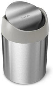 Szemétkosár szabadon álló Simplehuman Mini bin 1,5 l szálcsiszolt rozsdamentes acél matt SHCW2084