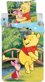 Disney Micimackó Bridge gyerek, ovis ágyneműhuzat 90×140cm, 40×55 cm