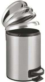 Wenko Leman 3 l pedálos szemetes, rozsdamentesacél, 3 l