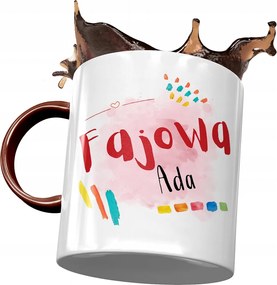 Bordó Bögre Ady Feleség Barátnő Ajándék Nyomtatott Fotóval