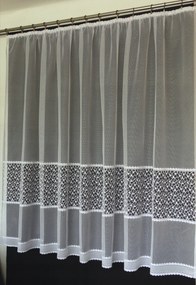 Mg Függöny 660/3 Fehér 200X170cm Készre Szerelve Szalaggal