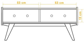 Tölgyfa pad tárolóhellyel, zöld ülőrésszel Retro - The Beds