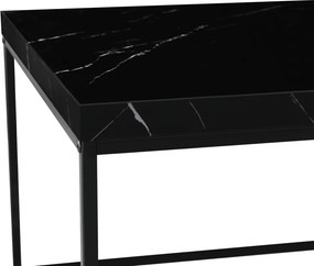 Dohányzóasztal 110 × 60 × 45 cm, MDF, márvány BK